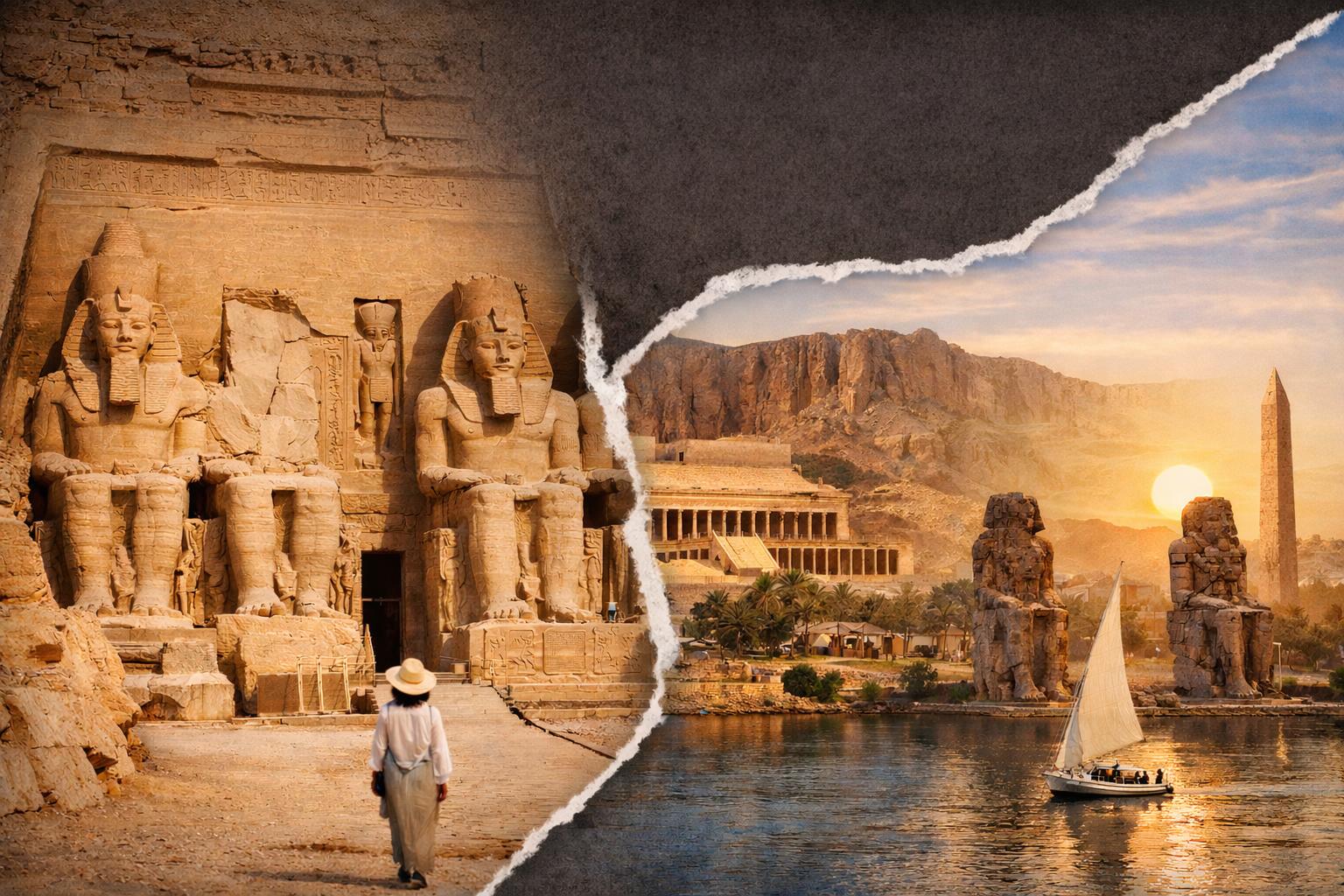 時代の核心だけを選び取る｜アブシンベル・ルクソールを巡る2日間